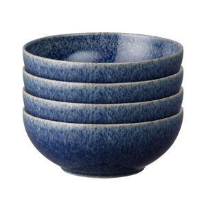Denby Studio Blue Cobalt Set Of 4 Cereal Bowls