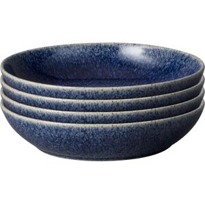 Denby Studio Blue Cobalt Set Of 4 Pasta Bowls