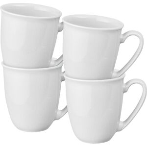 Denby Elements Stone White Set Of 4 Coffee Beaker/Mug