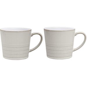 Denby Natural Canvas 2 Textured Mugs Set