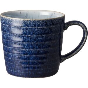 Denby Studio Blue Cobalt/Pebble Ridged Mug