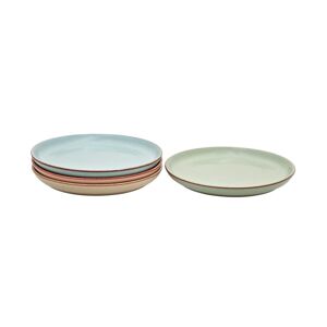 Denby Always Entertaining Deli 4 Piece Medium Coupe Plate Set