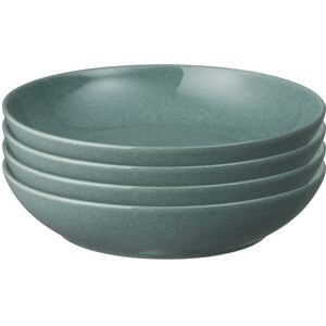 Denby Elements Jade Dark Green Pasta Bowl Set Of 4