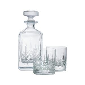 Denby Celeste Leadless Crystal Whiskey Decanter Set