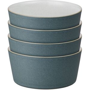 Denby Impression Charcoal Blue Set Of 4 Straight Bowl