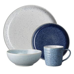 Denby Studio Blue 16 Piece Tableware Set