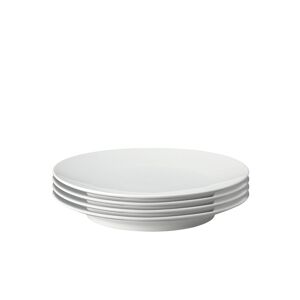 Denby Porcelain Classic White Set Of 4 Small Plates