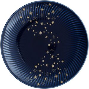 Denby Porcelain Arc Blue Stars Medium Plate