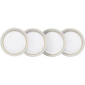 Denby Natural Canvas Set Of 4 Dinner Plates