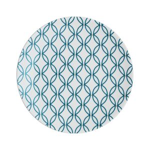 Denby Porcelain Modern Deco Small Plate Blue Accent