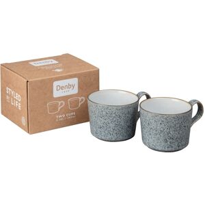 Denby Studio Grey Brew Tea/Coffee Cup Set Of 2