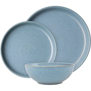 Denby Elements Blue Coupe 12 Piece Tableware Set