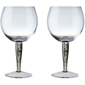 Denby Classic Black Gin Glass Set Of 2