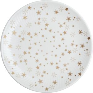 Denby Porcelain Arc White Stars Small Plate