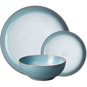 Denby Azure Haze 12 Piece Coupe Tableware Set