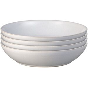 Denby Elements Stone White Set Of 4 Pasta Bowls