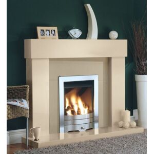 Fireside Ashbourne Marfil Surround with Marfil Hearth and Back Panel