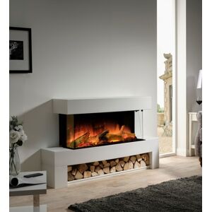 Flamerite Atlas 1000 Free Standing Electric Fireplace Suite