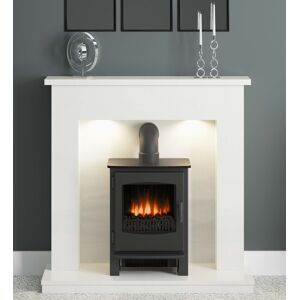 Flare by Be Modern Flare Allensford Micro Marble Inglenook Fireplace