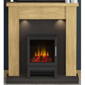 Flare by Be Modern Flare Barrowden Timber Inglenook Fireplace