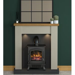 Flare by Be Modern Flare Barrowden Fireplace Suite with Colman Electric Stove
