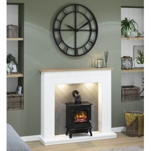 Flare by Be Modern Flare Sennen Fireplace Suite with Colman Electric Stove