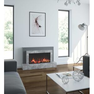 OER Fireplaces OER California Electric Fireplace Suite with Base