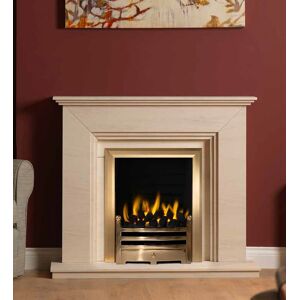 The Gallery Collection Gallery Collection Cranbourne Limestone Fireplace