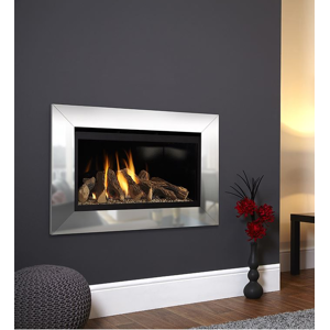 Flavel Rocco High Efficiency Chrome Hole In The Wall Gas Fire