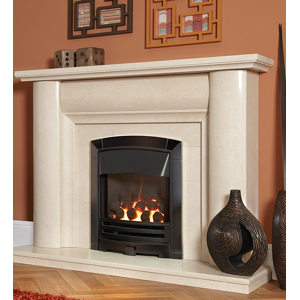 Flavel Decadence Black Nickel High Efficiency Gas Fire