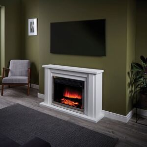 Suncrest Fireplaces Suncrest Vermont 46 Inch Electric Fireplace Suite