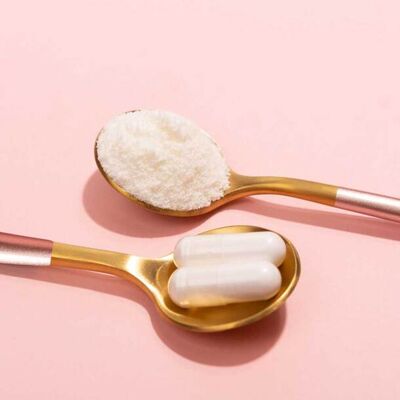 Easylife Positive Health Collagen Capsule+ in White/Beige/Cream Easylife Positive Health Collagen Capsule+ in White/Beige/Cream