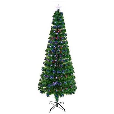 Premier Decorations Slim Colour Changing LED Star Tree, 1.8m Premier Decorations Slim Colour Changing LED Star Tree, 1.8m