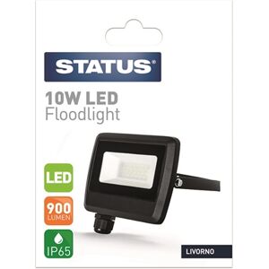 Status Livorno - 10w LED - Black - Flood Light Status Livorno - 10w LED - Black - Flood Light