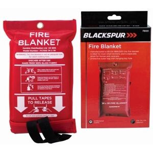 Blackspur 1M X 1M Fire Blanket Blackspur 1M X 1M Fire Blanket