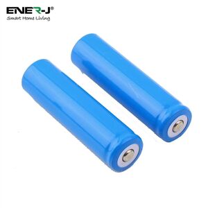 Ener-J A set of 2 Batteries (18650 Battery with 2600 mAh Capacity of each Battery) for IP Camera & Video Doorbell SHA5284