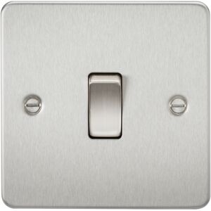 KnightsBridge 1G 2 Way Flat Plate Switch - Rocker Switch