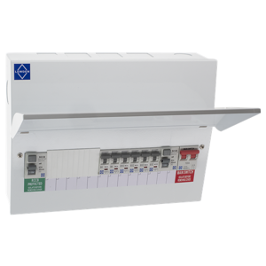 Lewden Pro 10+1 Consumer Unit with Isolator & 6 x MCBs Lewden Pro 10+1 Consumer Unit with Isolator & 6 x MCBs