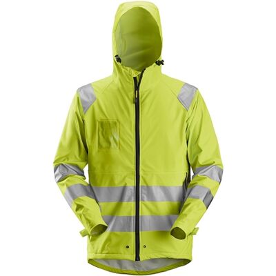 Snickers High-Vis Rain Jacket PU - L Snickers High-Vis Rain Jacket PU - L