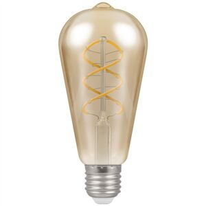 Crompton LED ST64 Spiral Filament Antique 6W 2200K ES-E27