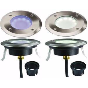 KnightsBridge IP65 1.2W LED Large Wall Walk & Drive Over Ground Light - Blue