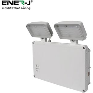 Ener-J 3W Twin Emergency Non-Maintained Outdoor IP65 LED Spot Light 6000K Ener-J 3W Twin Emergency Non-Maintained Outdoor IP65 LED Spot Light 6000K