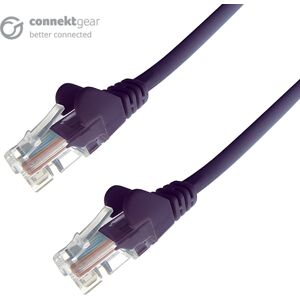 Connekt Gear 1.5m RJ45 CAT6 UTP Stranded Flush Moulded LS0H Network Cable - 24AWG - Purple Connekt Gear 1.5m RJ45 CAT6 UTP Stranded Flush Moulded LS0H Network Cable - 24AWG - Purple