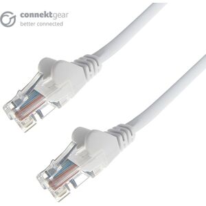 Connekt Gear 15m RJ45 CAT6 UTP Stranded Flush Moulded LS0H Network Cable - 24AWG - White Connekt Gear 15m RJ45 CAT6 UTP Stranded Flush Moulded LS0H Network Cable - 24AWG - White