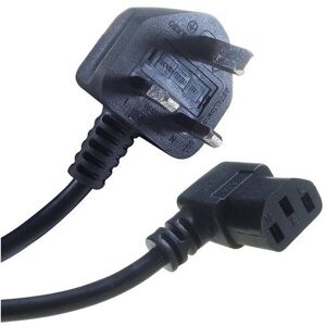 Connekt Gear IEC C13 90 Degree to UK Plug Kettle Lead - 5 Meter Connekt Gear IEC C13 90 Degree to UK Plug Kettle Lead - 5 Meter