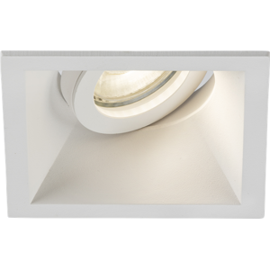 KnightsBridge Dipa Single Tilt Square Anti-Glare Downlight White KnightsBridge Dipa Single Tilt Square Anti-Glare Downlight White