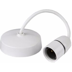 KnightsBridge 6 Inch (6) 100W T2 Bayonet Cap BC Ceiling Rose Light Pendant Set KnightsBridge 6 Inch (6) 100W T2 Bayonet Cap BC Ceiling Rose Light Pendant Set