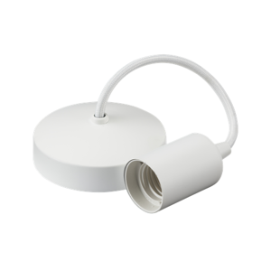 Knightsbridge Model - Modern Suspension E27 6 - Matt White Knightsbridge Model - Modern Suspension E27 6 - Matt White