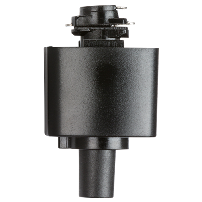 KnightsBridge 230V Track Adaptor Black KnightsBridge 230V Track Adaptor Black