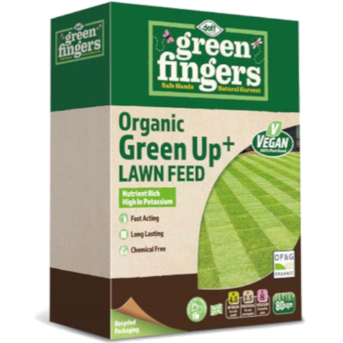 Doff Greenfingers Organic Green Up Lawn Feed - 80sqm